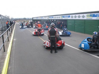 Looks more like a race day than practice